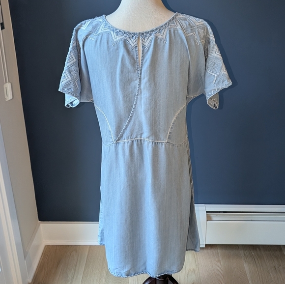 Holding Horses by Anthropologie Blue Dress Sz XS - Picture 6 of 10